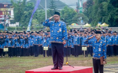 Pj Bupati Tri Harso Ingatkan ASN KORPRI dan PGRI Harus Jaga Netralitas